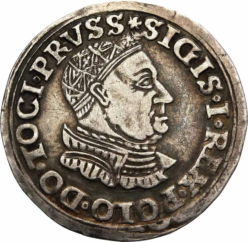 Zygmunt I Stary. Trojak (3 grosze) 1535,  Toruń